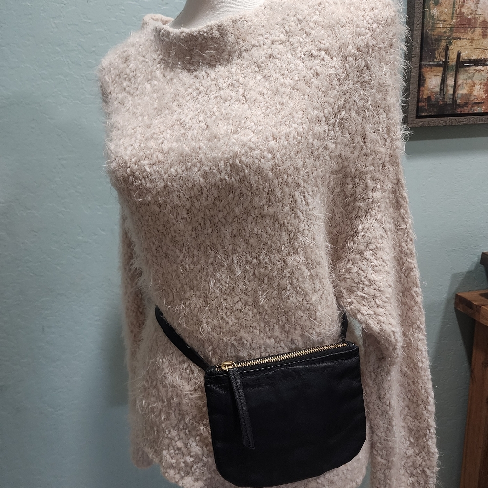 Free People Black Mini Crossovwe